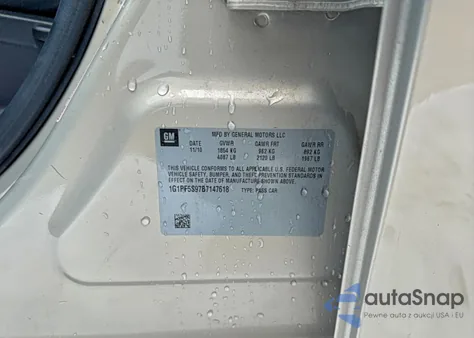 2011 Chevrolet Cruze Lt from USA, damaged, VIN 1G1PF5S97B7147618